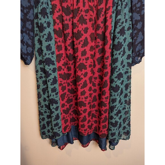 Matilda Jane Women's Multi-color Hi Lo A Little Party Dress #28690D Size S Sheer - Picture 6 of 13